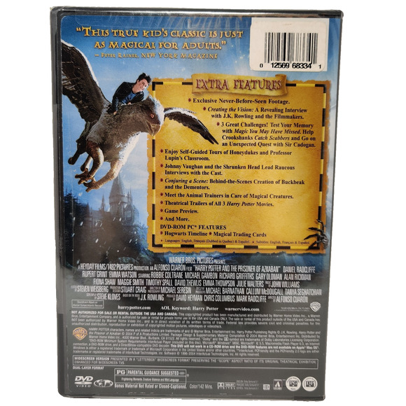 Harry Potter and the Prisoner of Azkaban DVD 2004 WS w Magical Trading Cards NEW - Picture 2 of 9